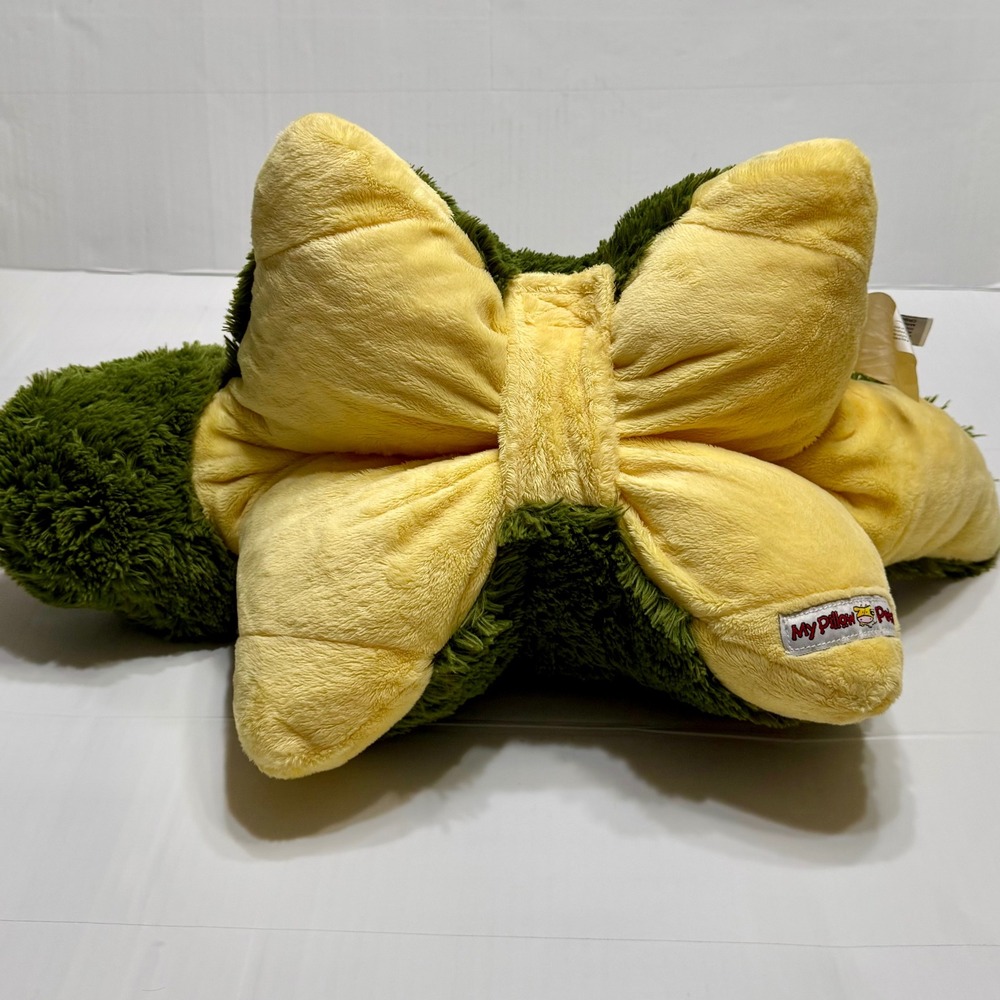 My Pillow Pets Dizzy Dragon Plush Green Purple Yellow Spotted Large Toy 2009 - Picture 7 of 11